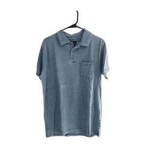 Thread & Supply Men's Blue Polo Shirt‎ M Short Sleeve Collared